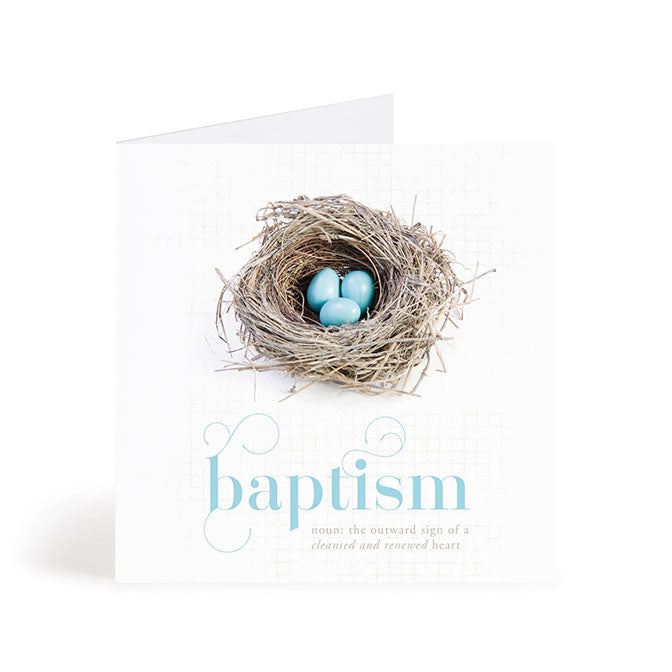 New Life Babtism Card