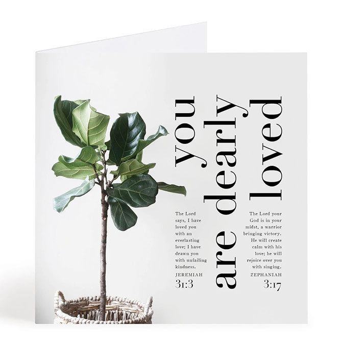Dearly Loved Encouragement Card