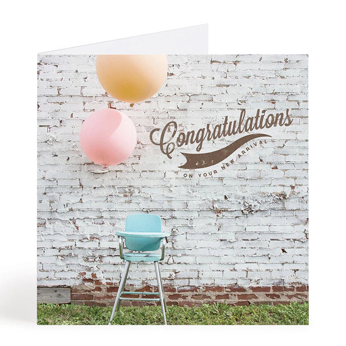 Farmhouse Child Newborn Card