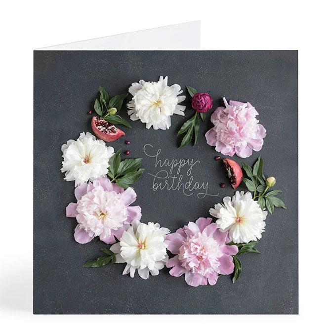 Flower Crown Birthday Card