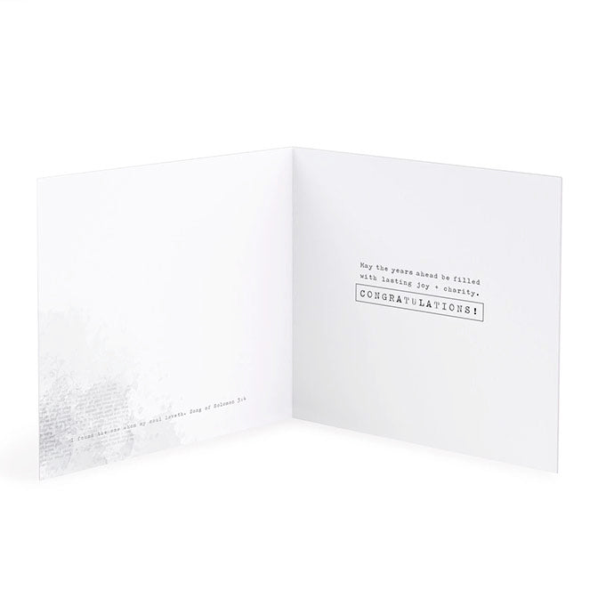 Love is Kind Congratulations Card