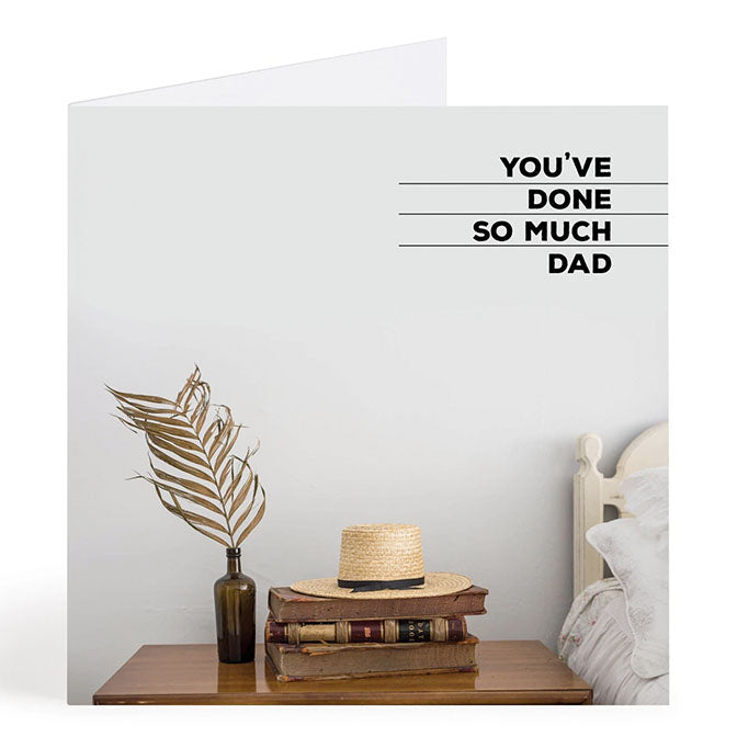 Ole Straw Hat Dad Birthday Card