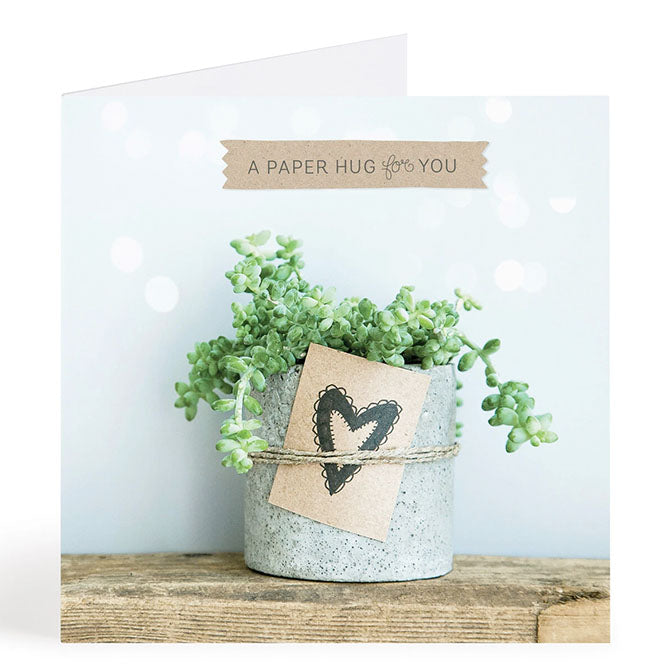Paper Hug Friendship Card