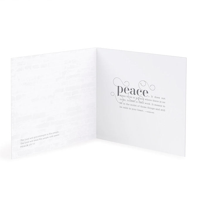 Perfect Peace Encouragement Card