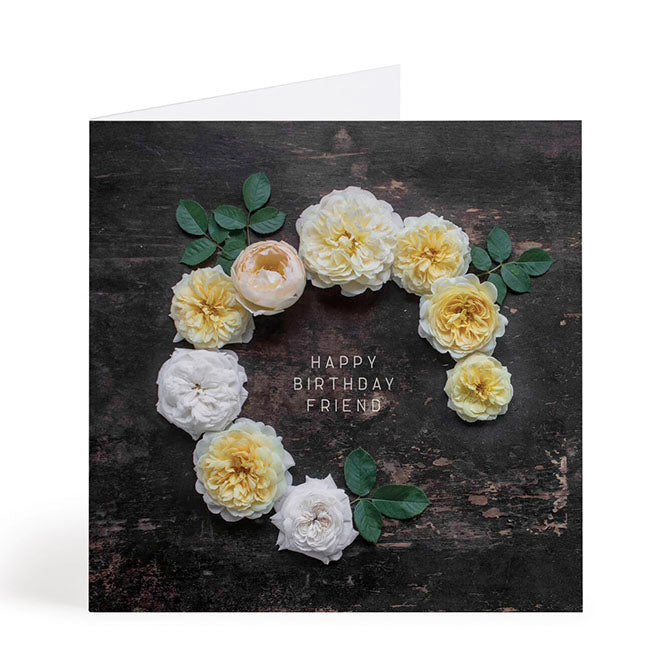 Floral Wreath Birthday Card