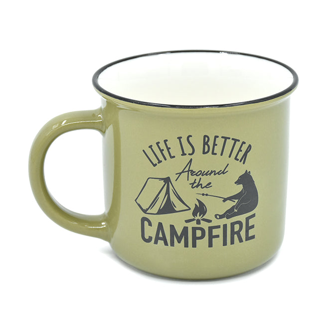 "Life is Better" Camping Mug