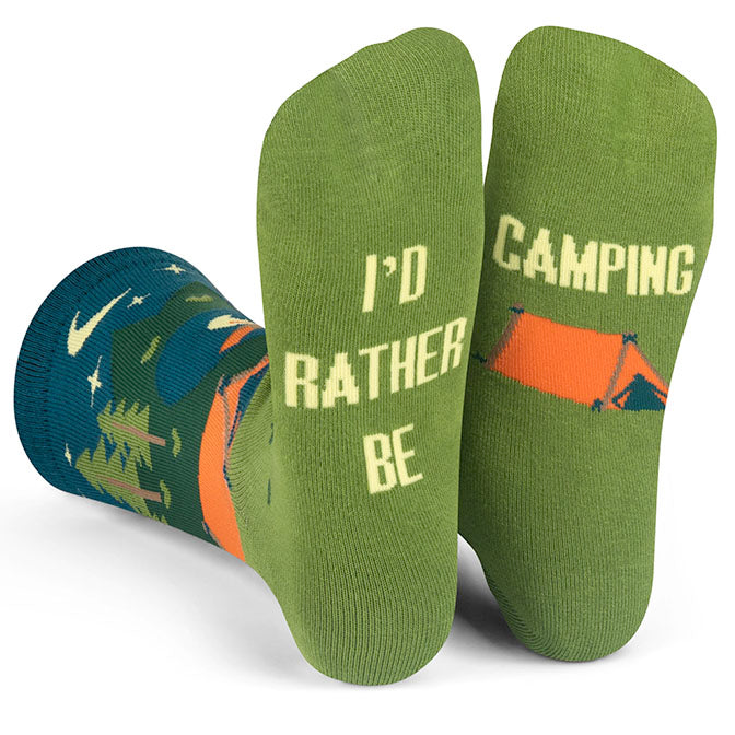 I'd Rather Be Camping Socks