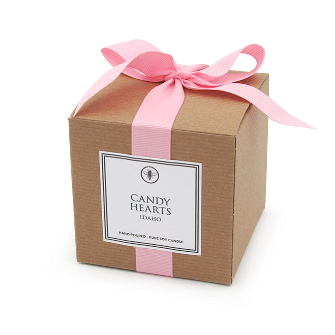 Candy Hearts Candle