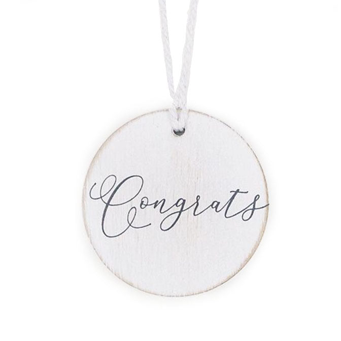 Congrats Wine Bottle Charm