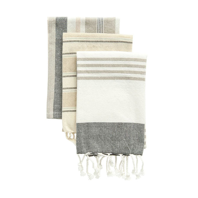 Cotton Striped Tea Towels