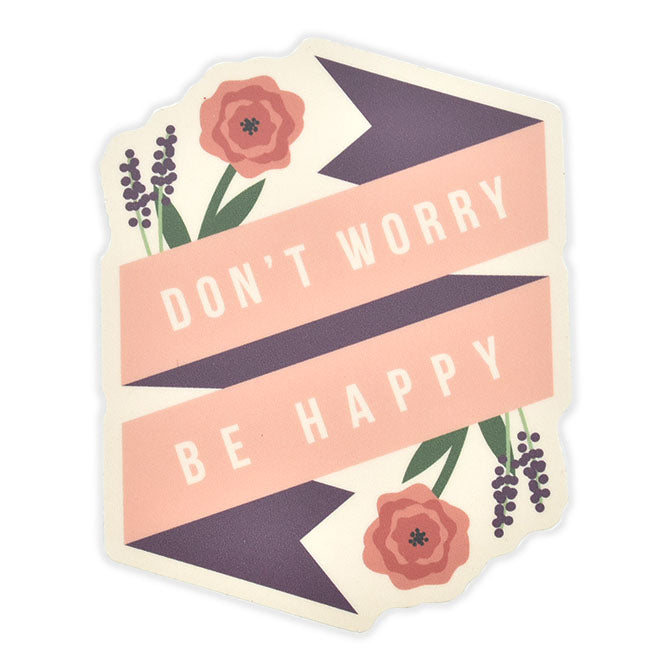Don't Worry Be Happy Sticker
