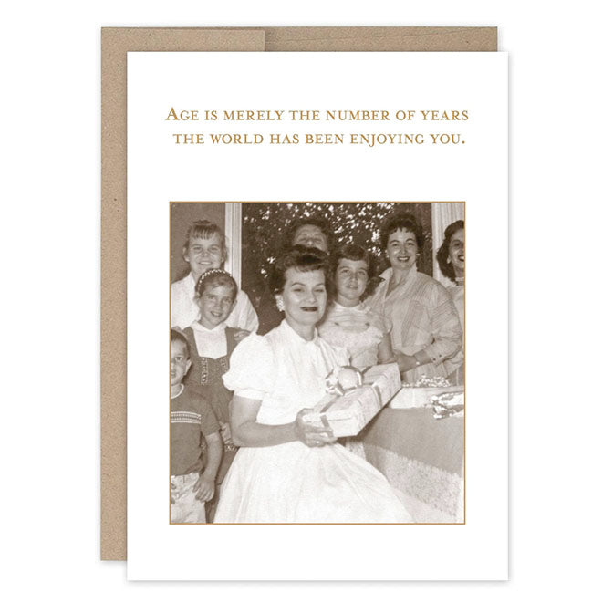 Enjoying You Birthday Card