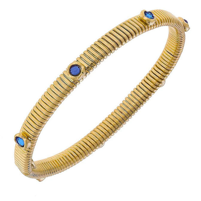 Florence Skinny Watch Band Bangle in Blue