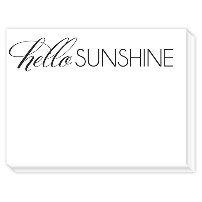 "Hello Sunshine" Slab Pad