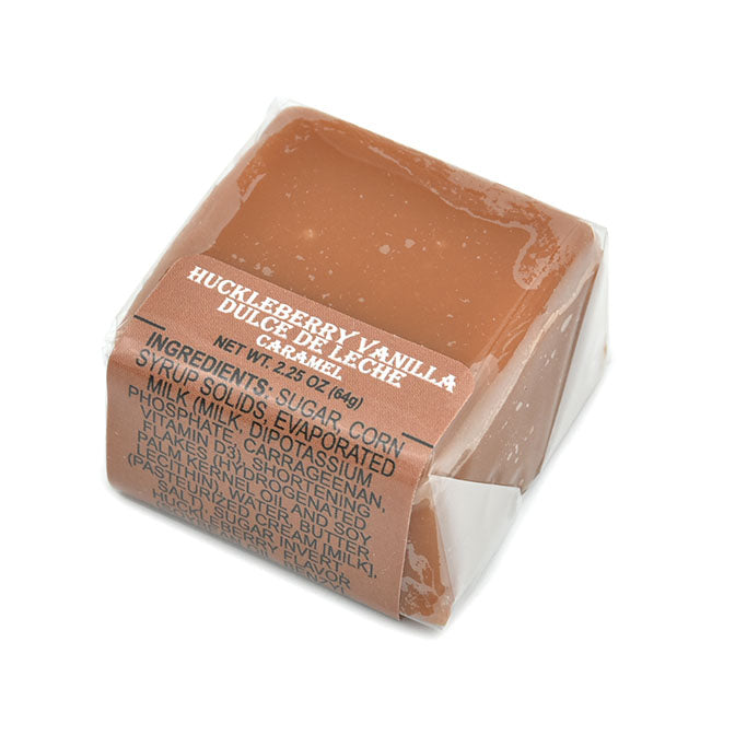 Huckleberry Vanilla Dulce De Leche Caramel Cube