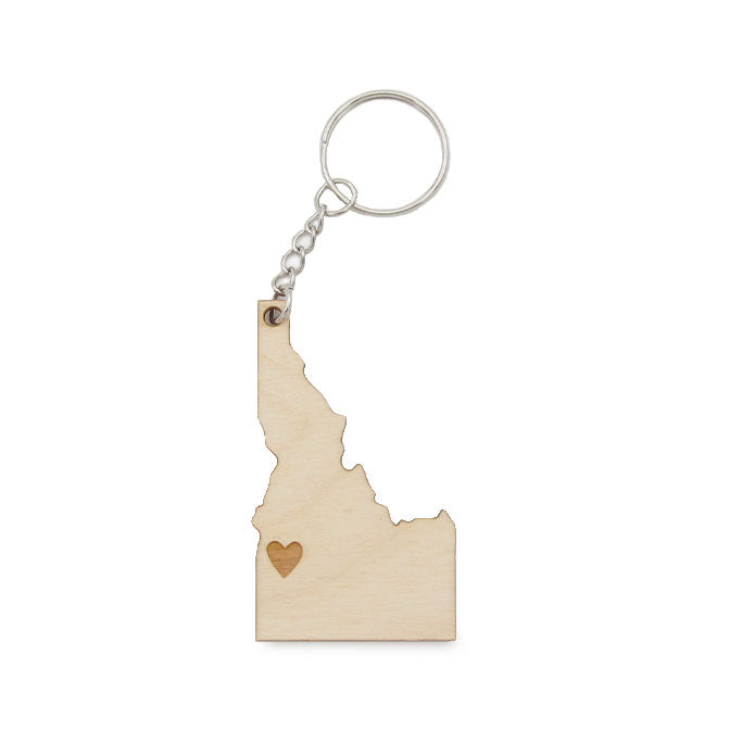 Idaho Heart Keychain