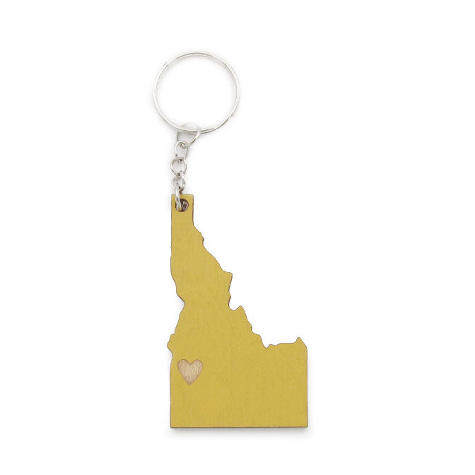 Idaho Heart Keychain