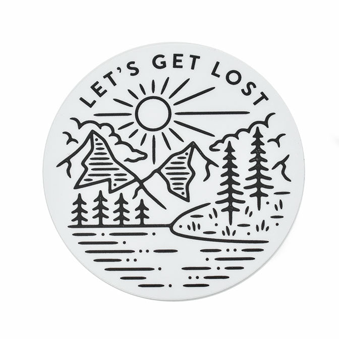Let's Get Lost Sticker
