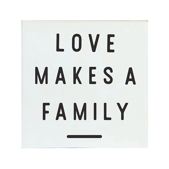 Canvas Magnet Love Makes A Family
