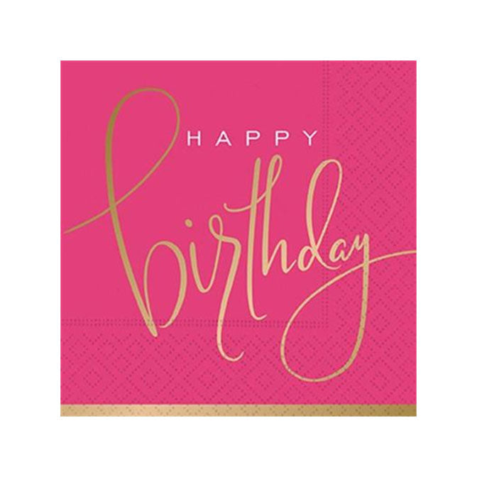 Happy Birthday Lunch Napkin