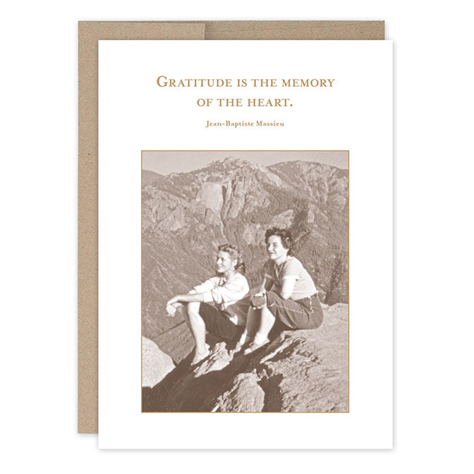 Memory Of The Heart Thank You Card