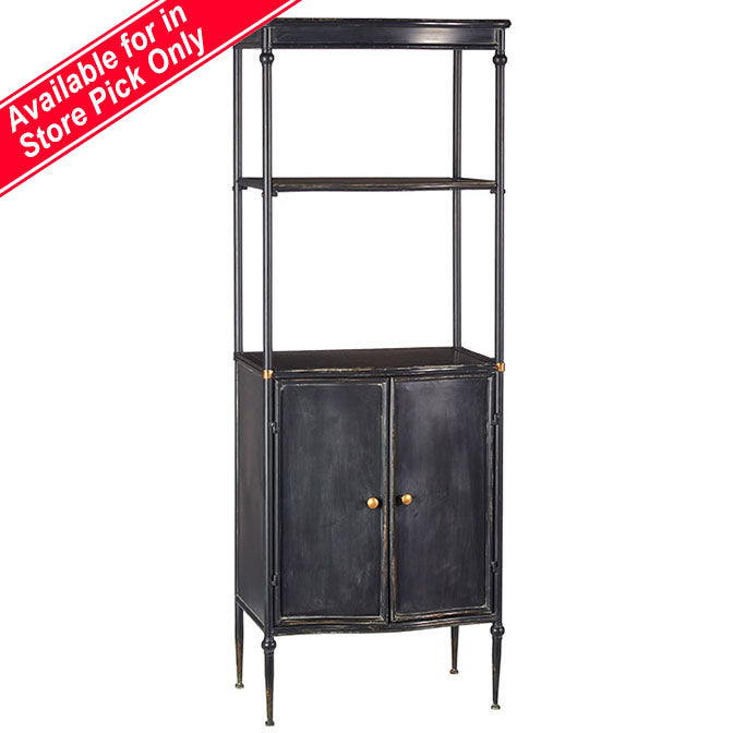 Metal Bookshelf Cabinet