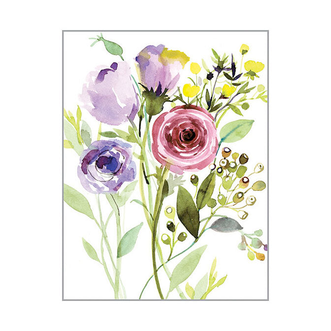 Roses & Berries Note Card Set