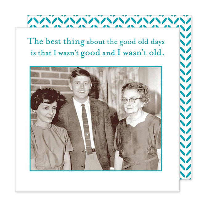 "Good Old Days..." Napkins