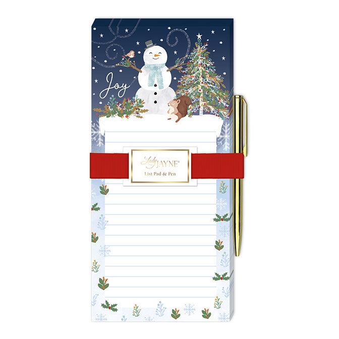 Winter Snowman Magnetic List
