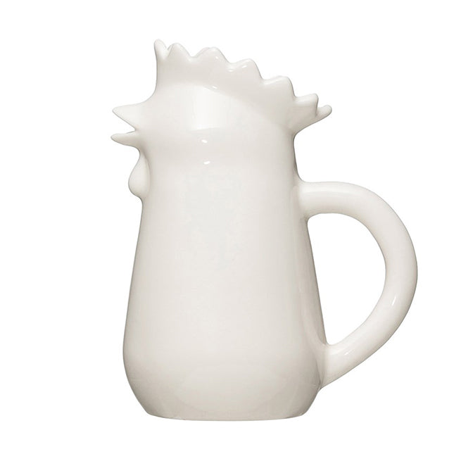 Stoneware Chicken Creamer