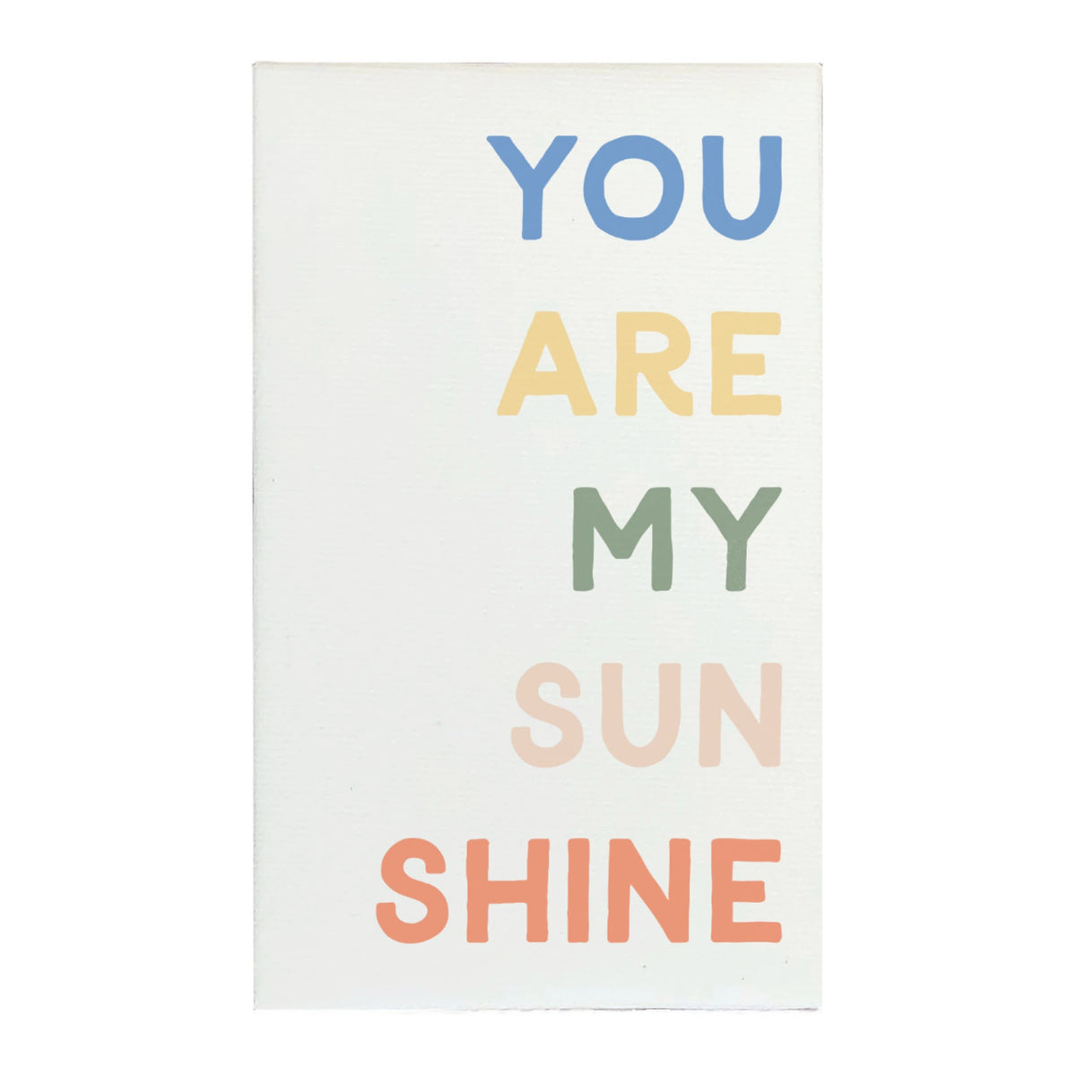 Canvas Magnet You Are My Sunshine