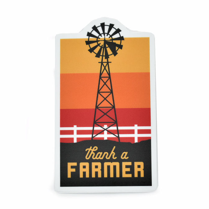 Thank A Farmer Sticker