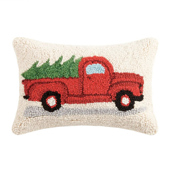 Tree on Truck Hook Pillow