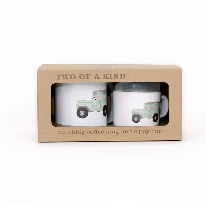 Vintage Truck Two of a Kind Cup Set