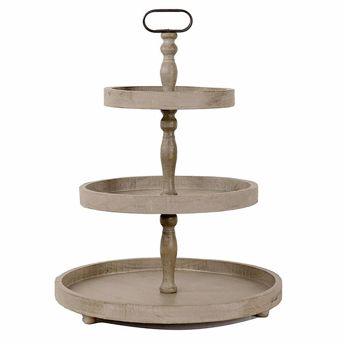 Wooden 3-Tier Tray