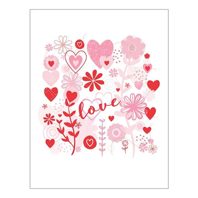 Flower Stems & Hearts: Love