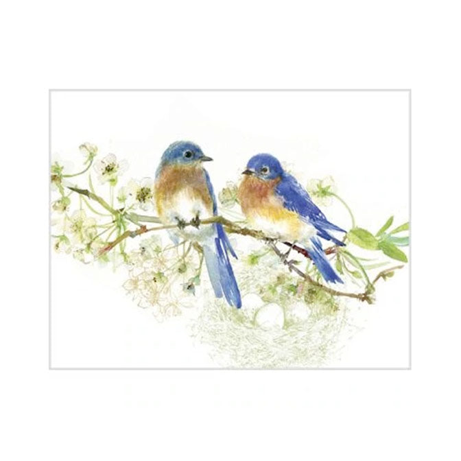 Blue Birds Note Cards