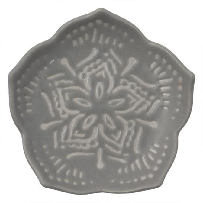 Grey Medallion Trinket Tray