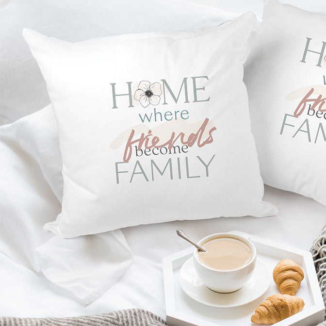 Home Where Friends Pillow