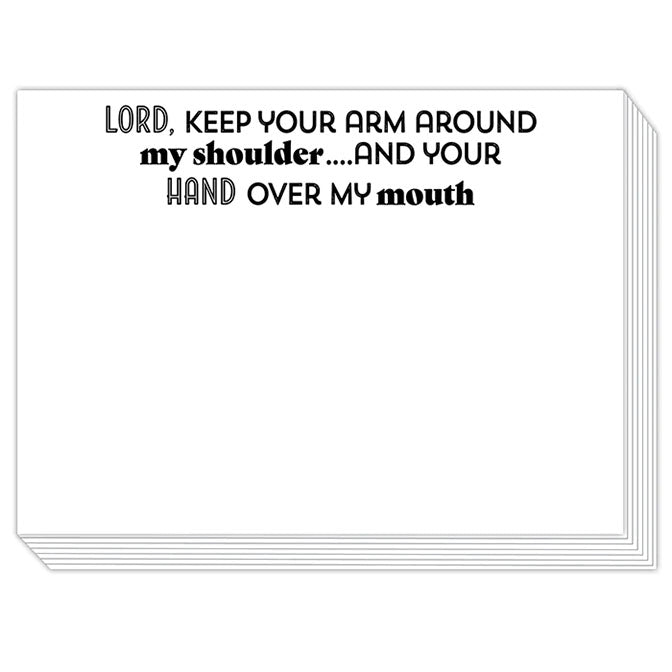 Lord, Keep your Arm Around Slab Pad