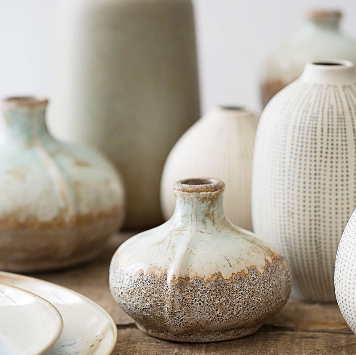 Distressed Terra-Cotta Vases
