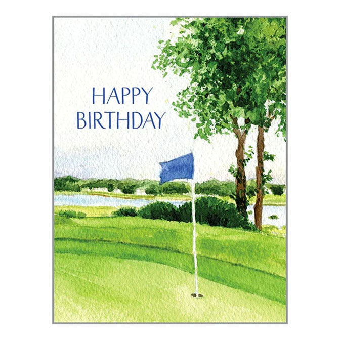 Golf Happy Birthday Birthday Card