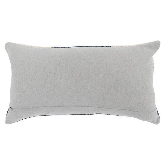 Kass Night Blue/Gray Lumbar Pillow