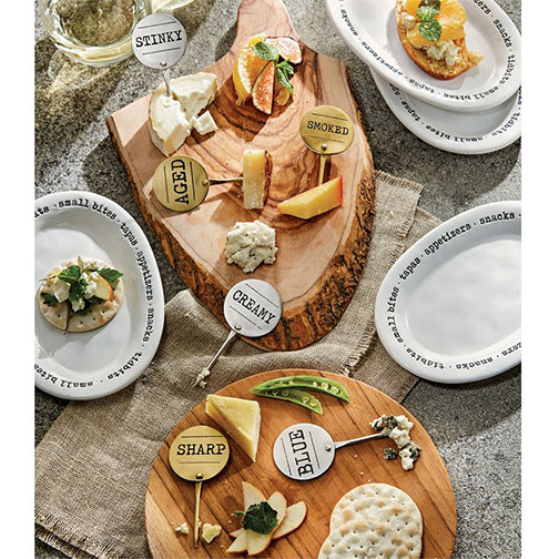 Brass & Metal Cheese Marker Set