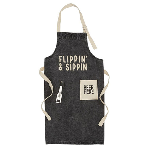 Flippin & Sippin Apron