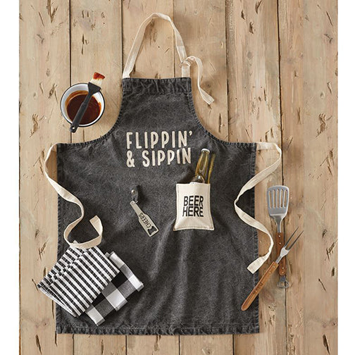 Flippin & Sippin Apron