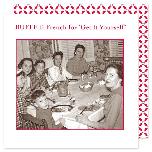 BUFFET: French for...Cocktail Napkin