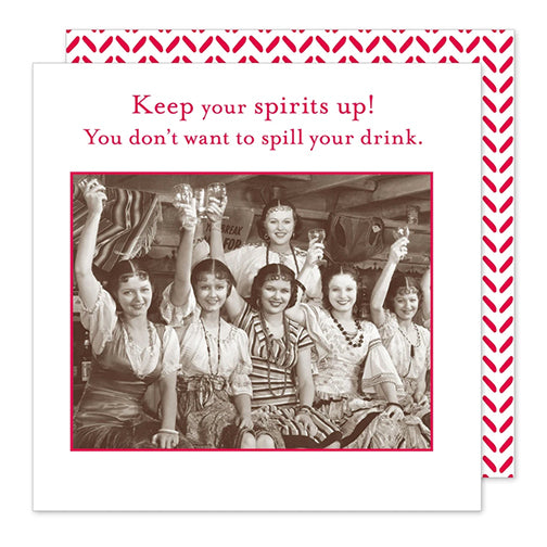 Spirits Up...Cocktail Napkin