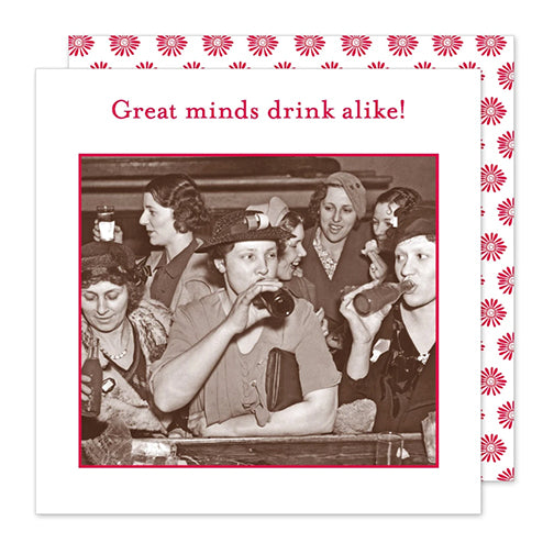 Great Minds...Cocktail Napkin