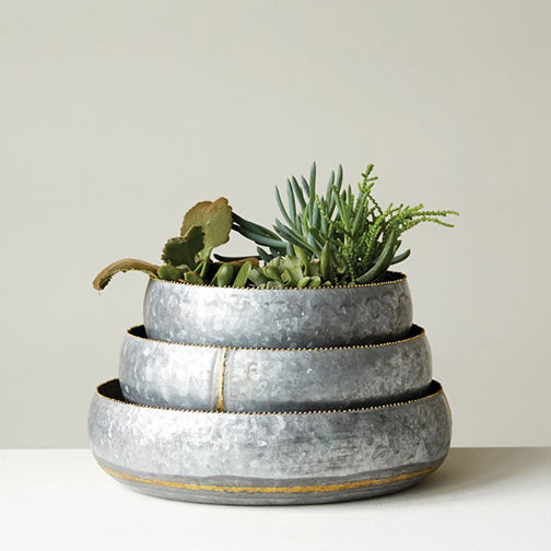 Galvanized Metal Bowls